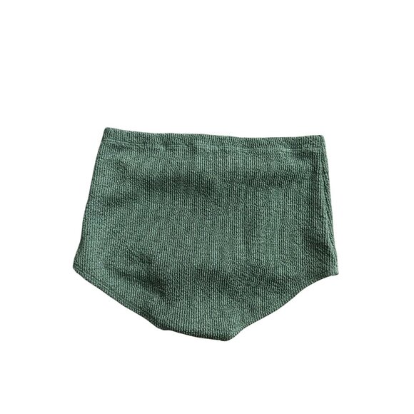 ZARA Green Metallic Bloomers High Waist Under Shorts Size Medium NEW NWOT - Picture 2 of 5